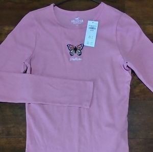 🌷Girls Hollister long sleeve shirt💖